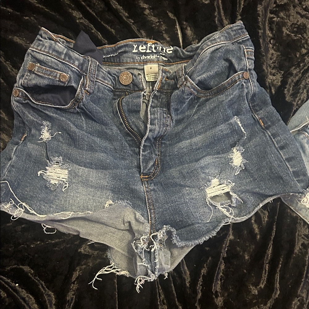 Charlotte Russe Blue Denim Shorts